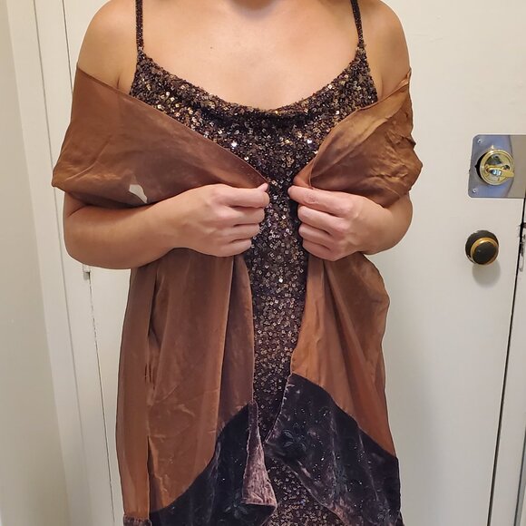 Gorgeous Fully-beaded Evening Gown - Picture 6 of 11